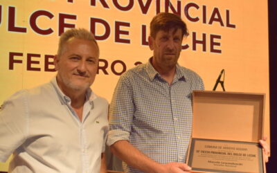 Lewandowski participó de la 10º Fiesta Provincial del Dulce de Leche en Arroyo Aguiar