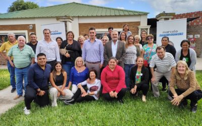 Marcelo Lewandowski recorrió las tres ciudades del departamento San Jerónimo