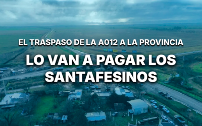 «No hay nada para festejar; los santafesinos terminarán pagando tres veces por la misma ruta»